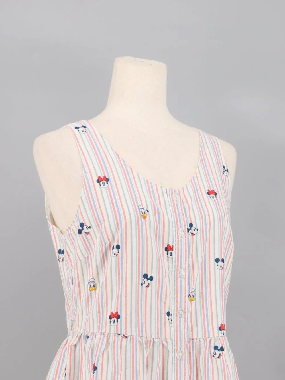 DISNEY Mickey Mouse and Friends Summer Fun Woven Dress Size M - Picture 3 of 7